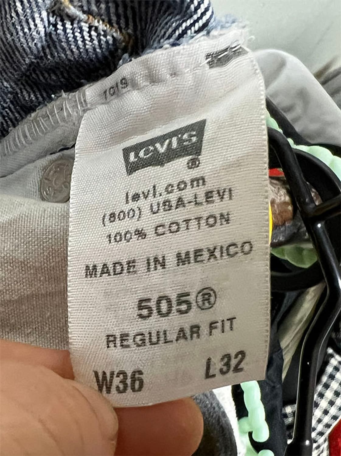 리바이스505 USA 남자 청바지 추동 캐주얼 XL 34 상품이미지6