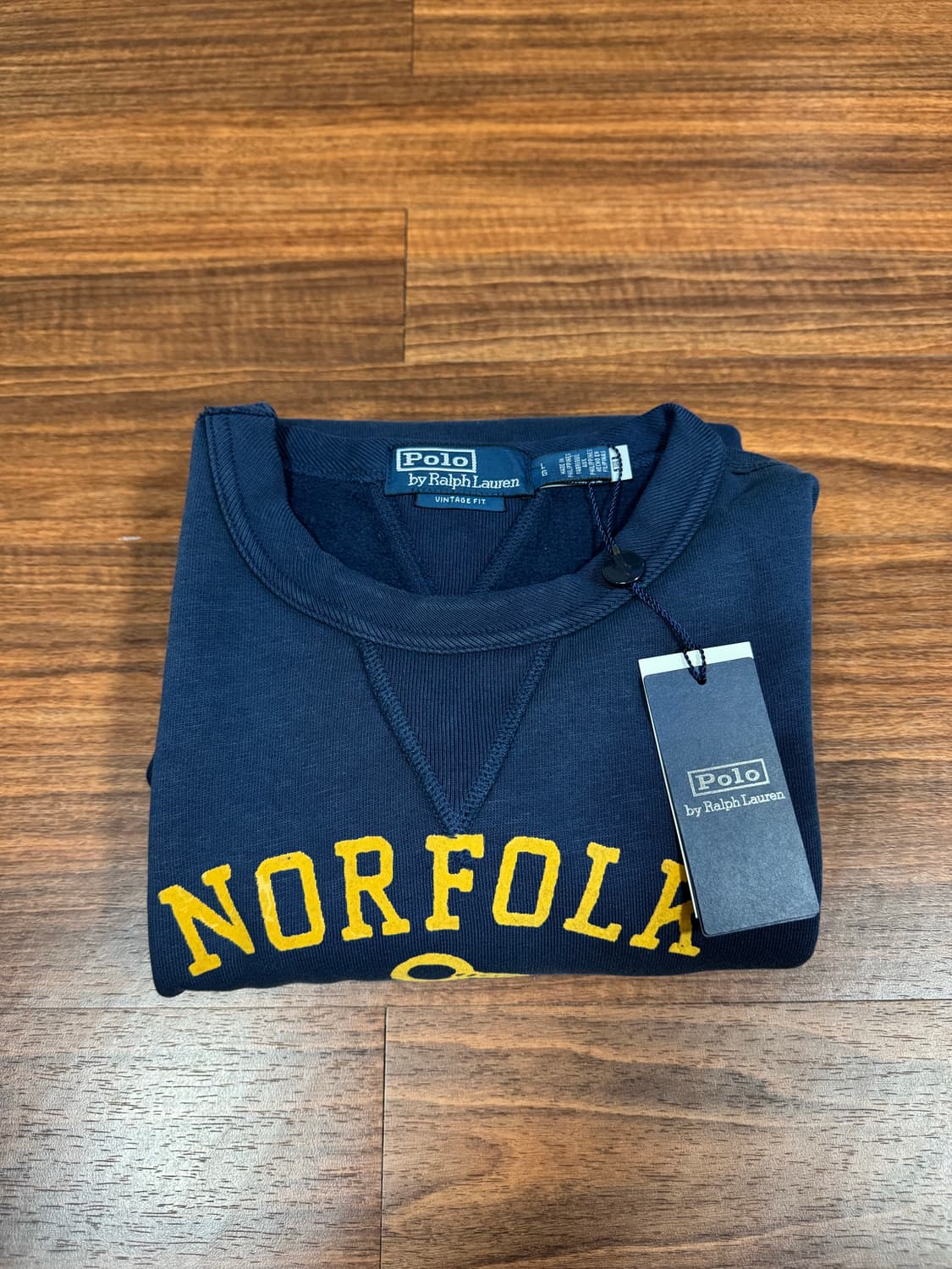 폴로 빈티지핏 NORFOLK 맨투맨 새상품 상품이미지4