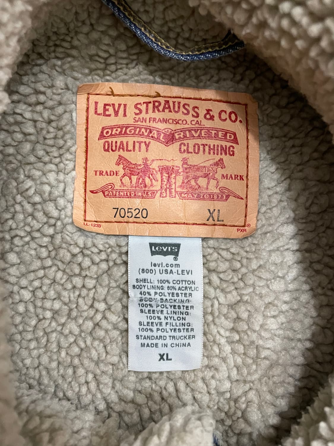 00s 리바이스 쉐르파 트러커 데님 자켓 상품이미지9