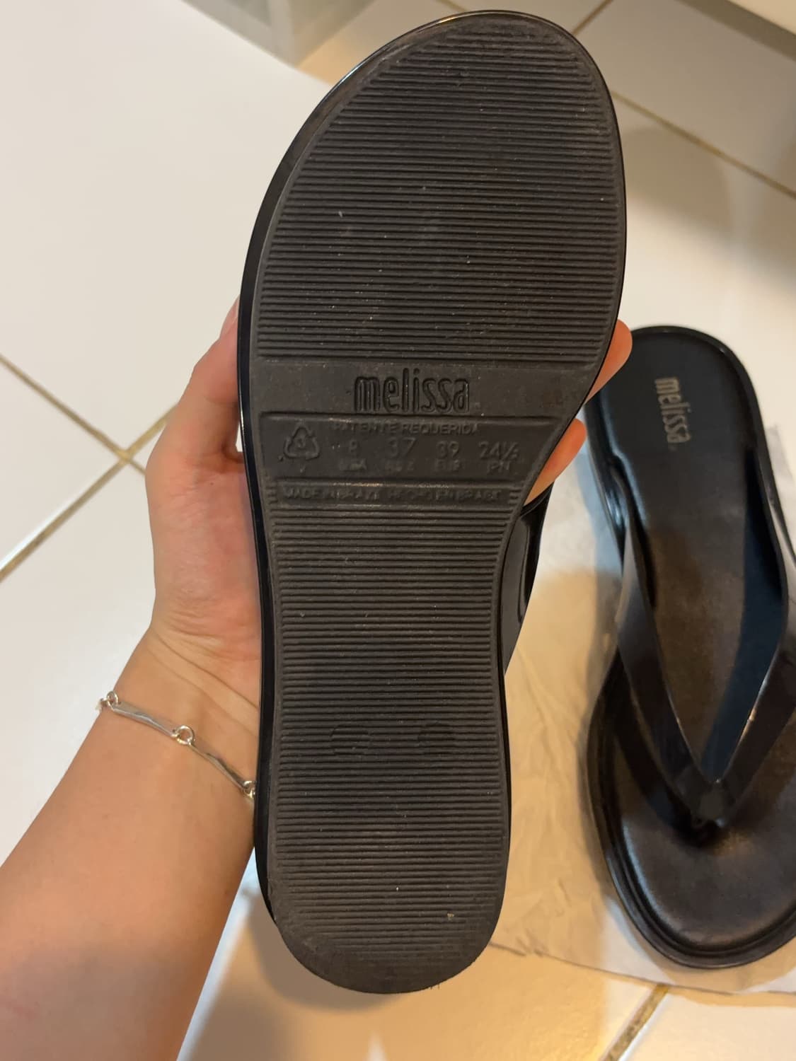 멜리사 힐 쪼리 블랙 상품이미지2