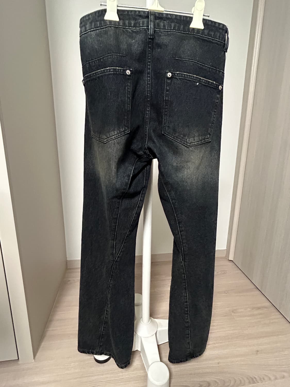 쿠어 워시드 엔지니어 팬츠 s 상품이미지3