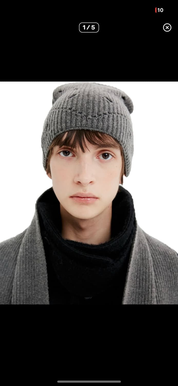 Moonsun 문선 비니 그레이 상품이미지1