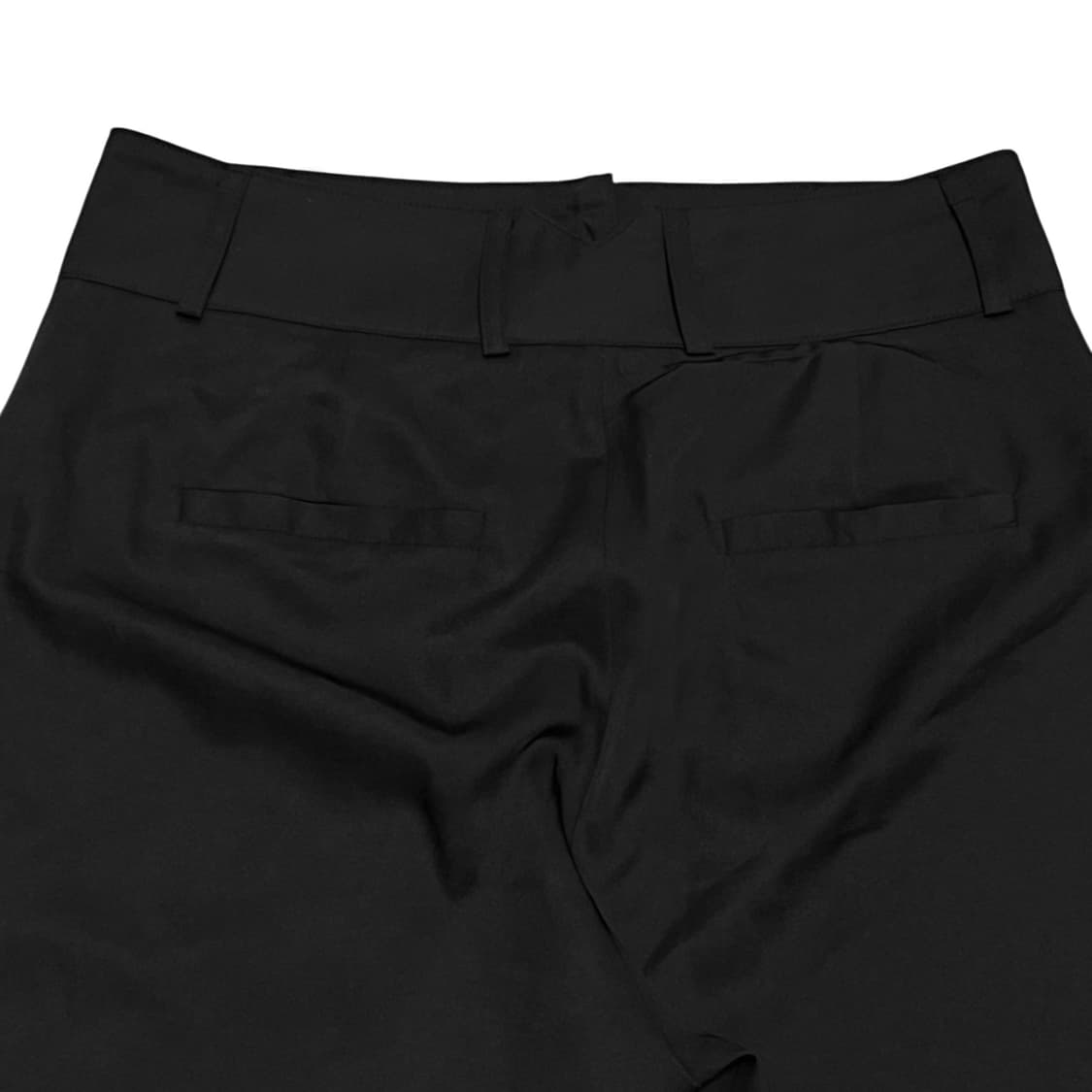 Nylon Semi Wide Slacks_Black 상품이미지4