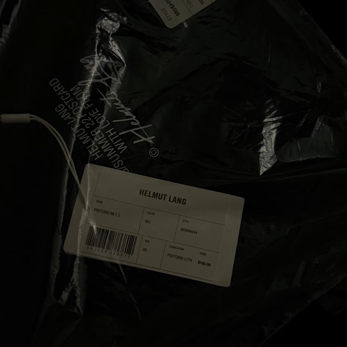 (XS) 헬무트랭 postcard 베이비 티셔츠 여성 (새상품) 상품이미지8