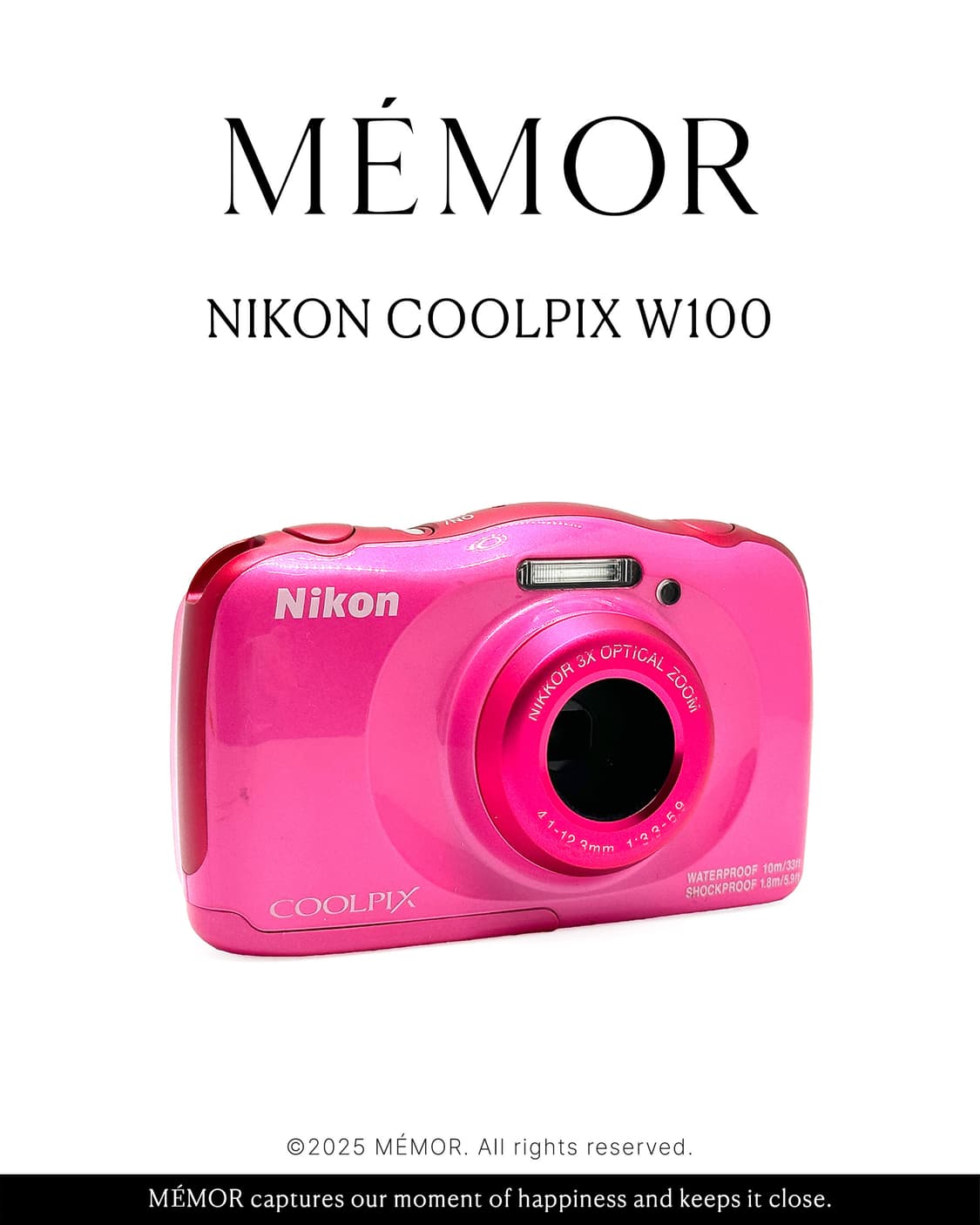 찰스엔터님사용/방수기능💦NIKON COOLPIX W100 니콘 디카 상품이미지2