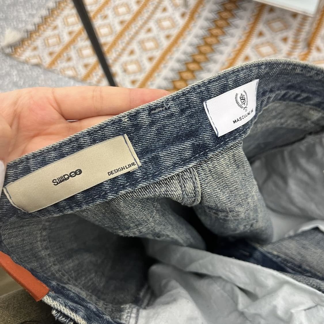 시도 올드스쿨 레트로 빈티지 워싱 와이드 데님팬츠 3 C10766 상품이미지5