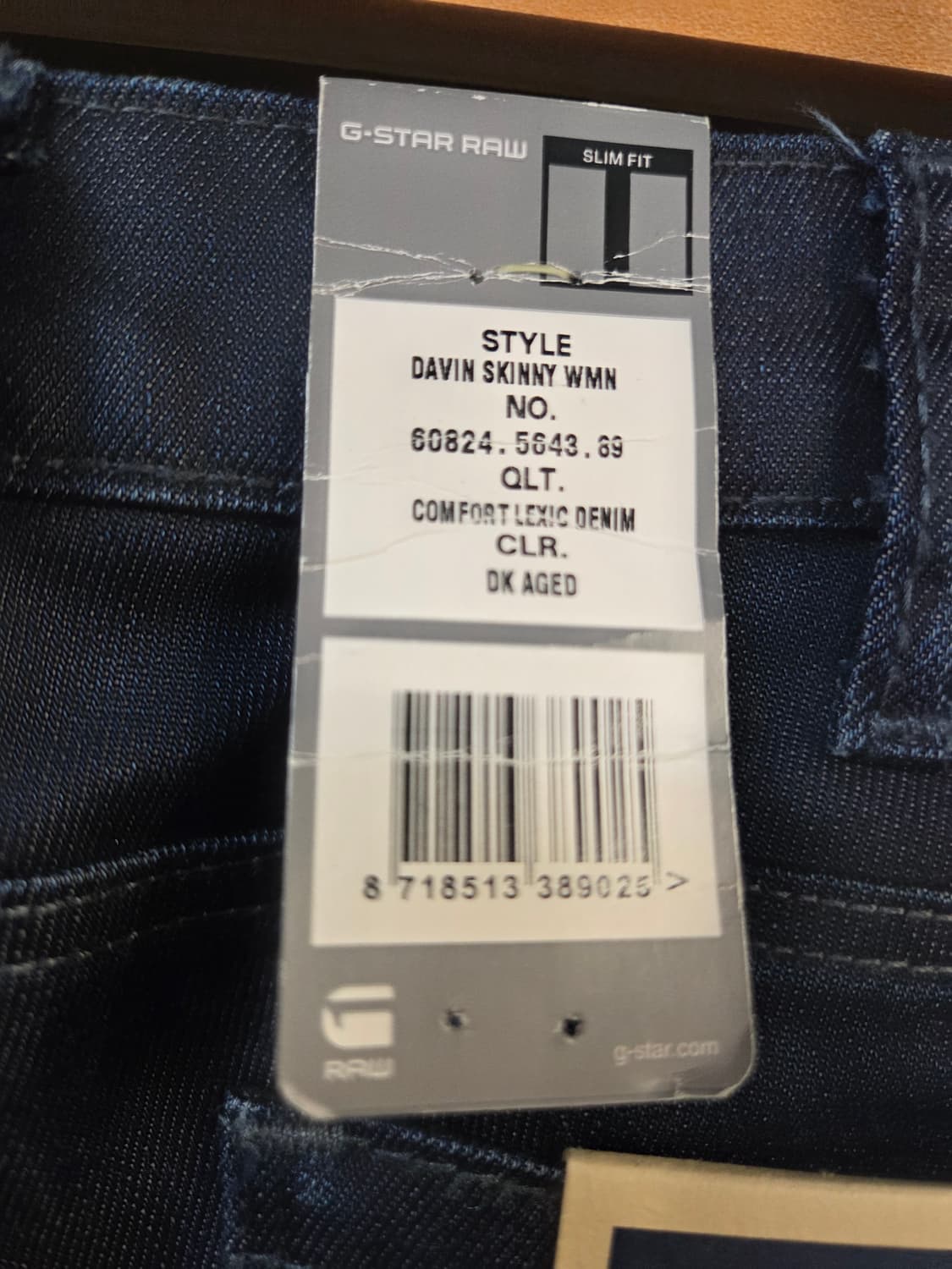 G-STAR RAW 슬림핏 여성 데님 팬츠(23/24/25) 상품이미지6