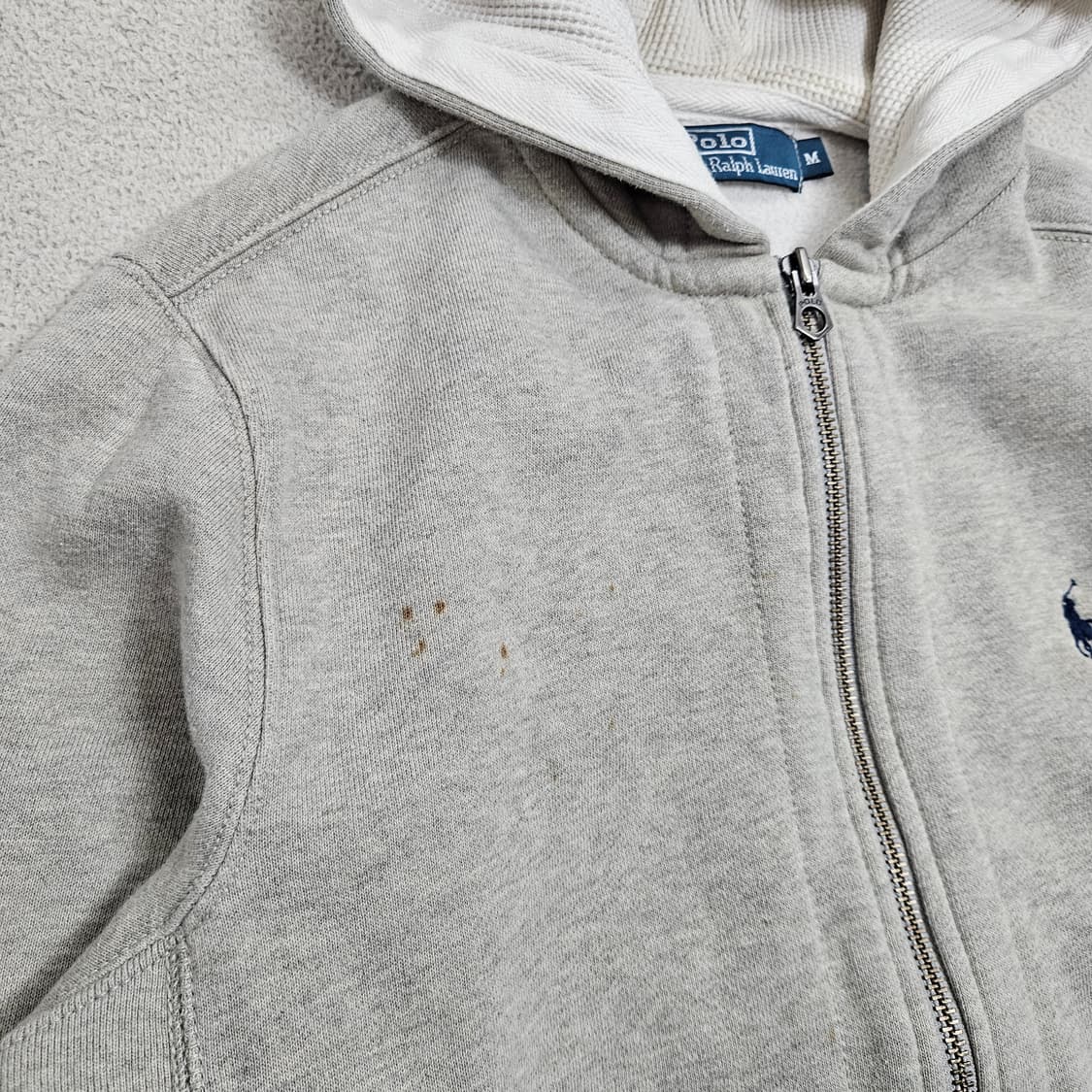 폴로 랄프 로렌 써멀 후드 집업 M 상품이미지3