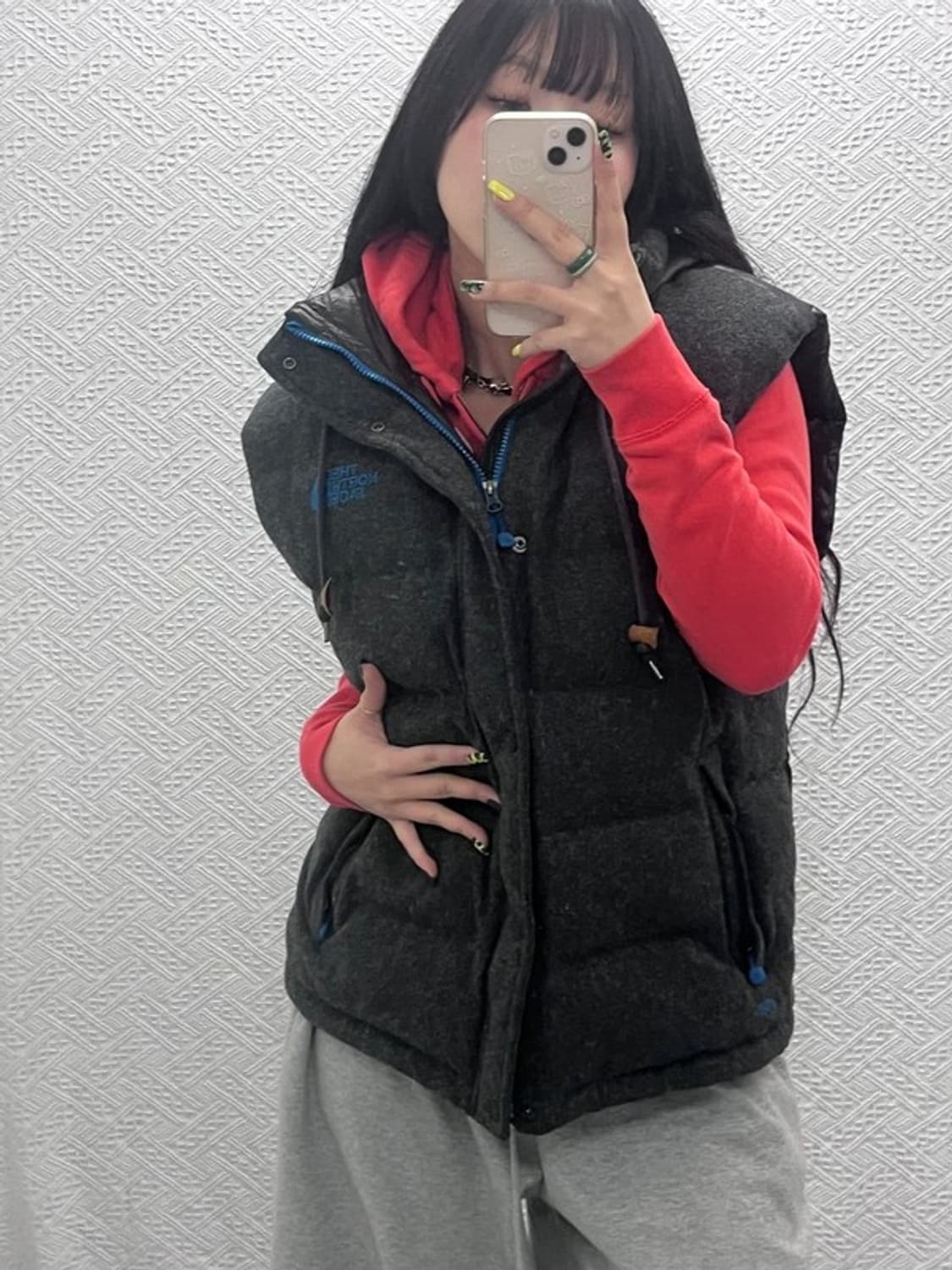 노스페이스 눕시 올드스쿨 구스다운 패딩 조끼 105 C07539 상품이미지2