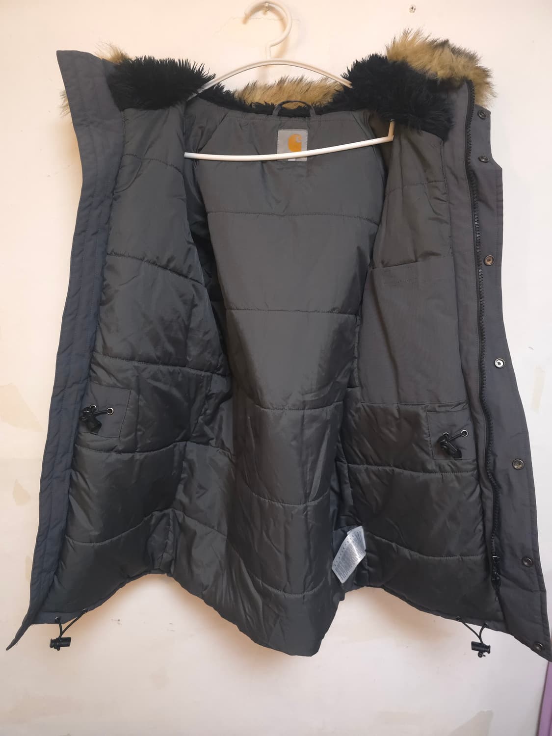 칼하트 다운 점퍼 그레이 XS(95) 새상품 상품이미지4