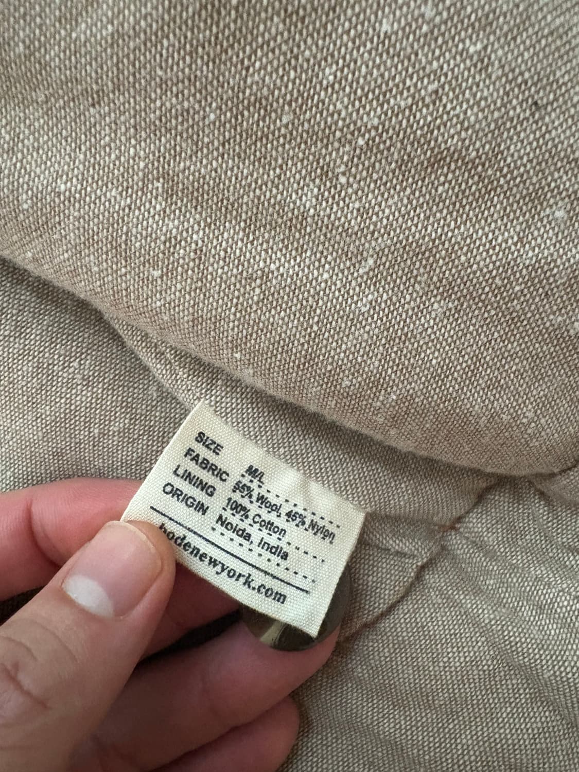 Bode 패치워크 울 car coat 상품이미지3