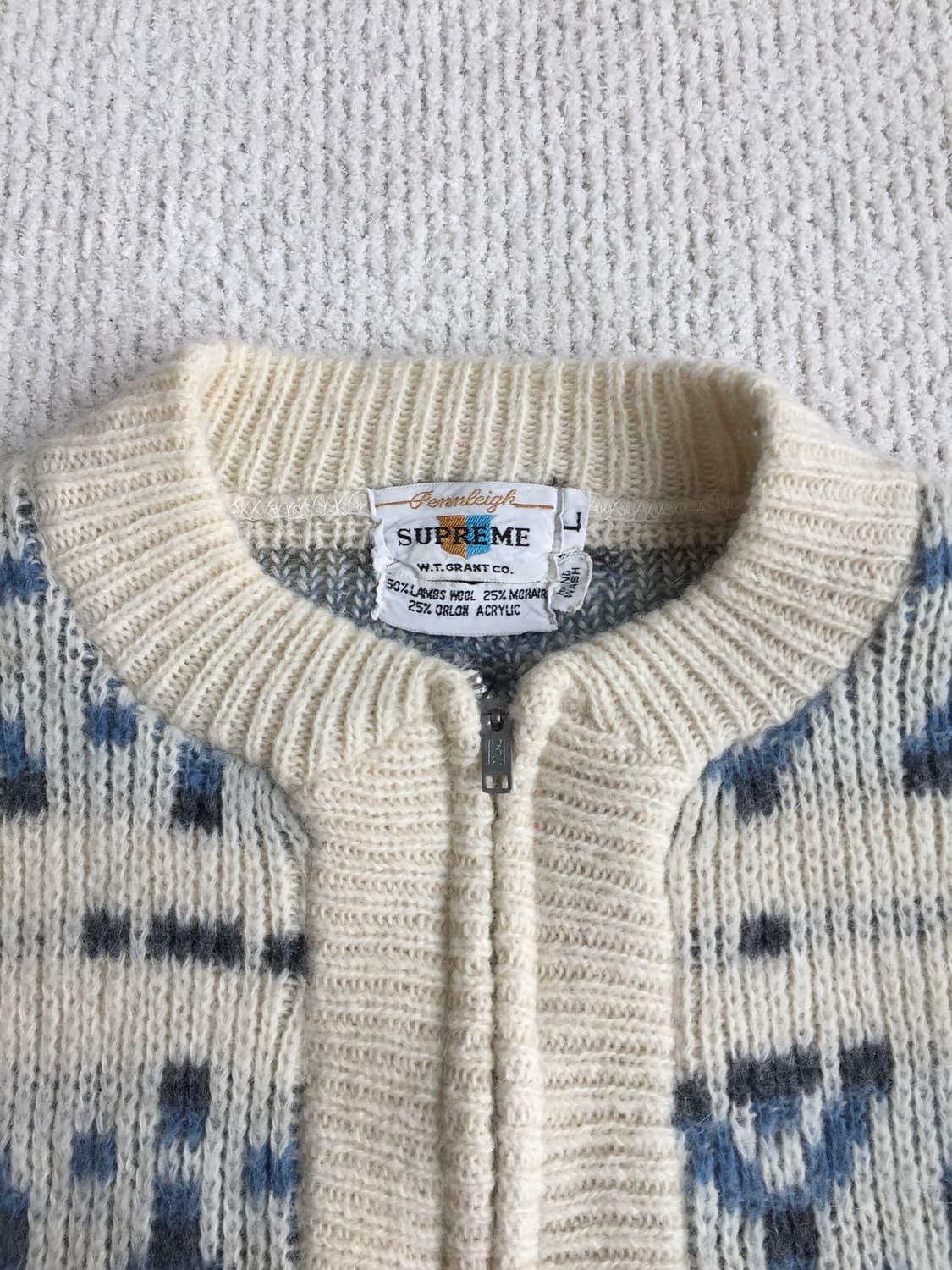 60‘s 모헤어 아즈텍 집업 가디건 상품이미지2