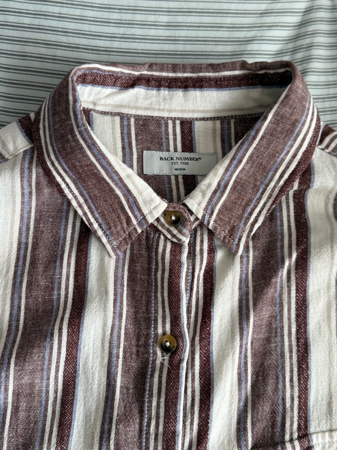 [Back Number] 스트라이프 셔츠 M 상품이미지1