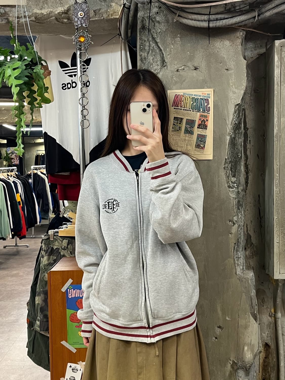 폴로 진스 집업 그레이 S #csz614 상품이미지2