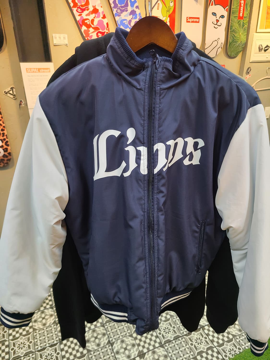 [M] 일본 라이온즈 베이스볼 자켓  상품이미지1