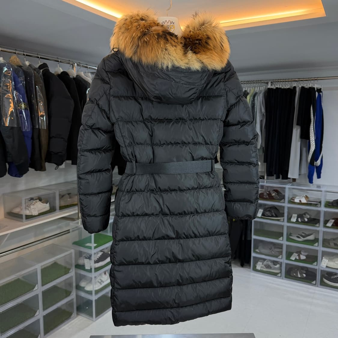 [리오브] 몽클레어 클로에 와팬 패치 롱패딩 상품이미지2