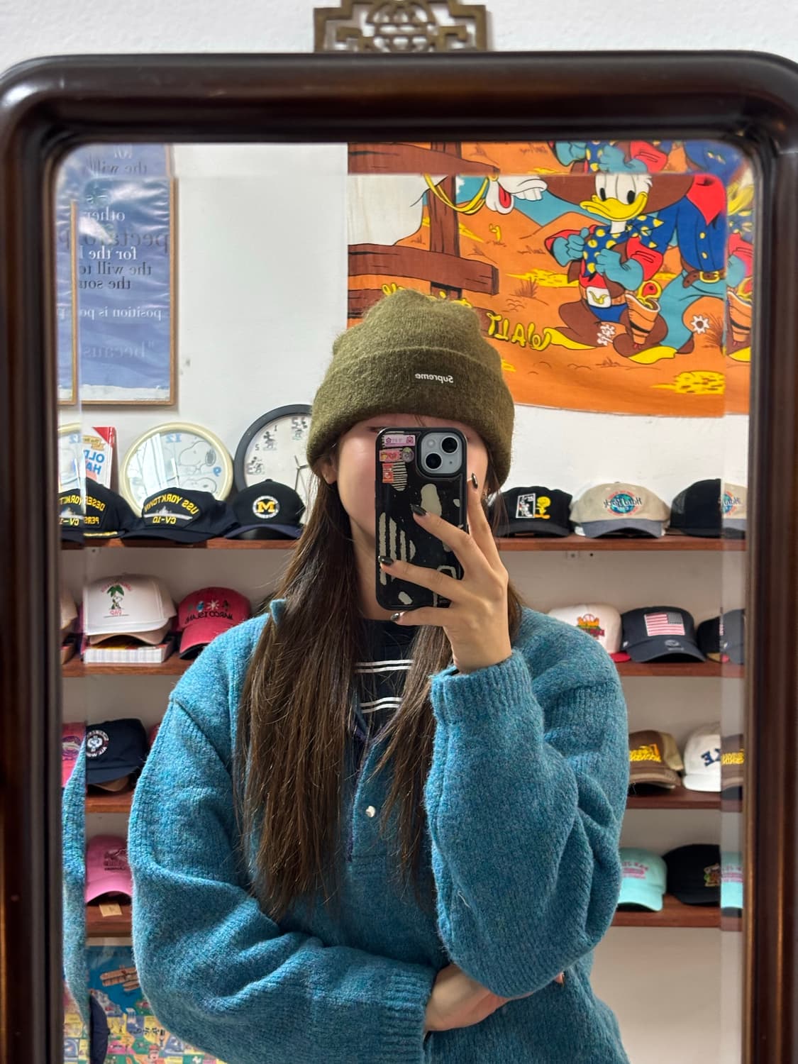 슈프림 비니 상품이미지2