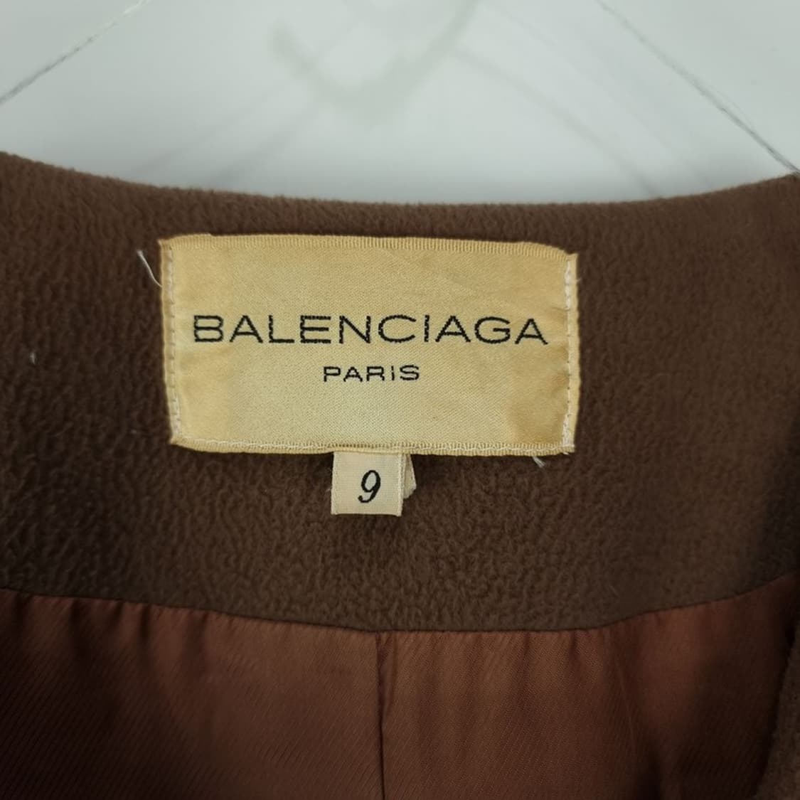 [발렌시아가] 빈티지 자수 오버핏 카라리스 모직 코트 P01556 상품이미지6