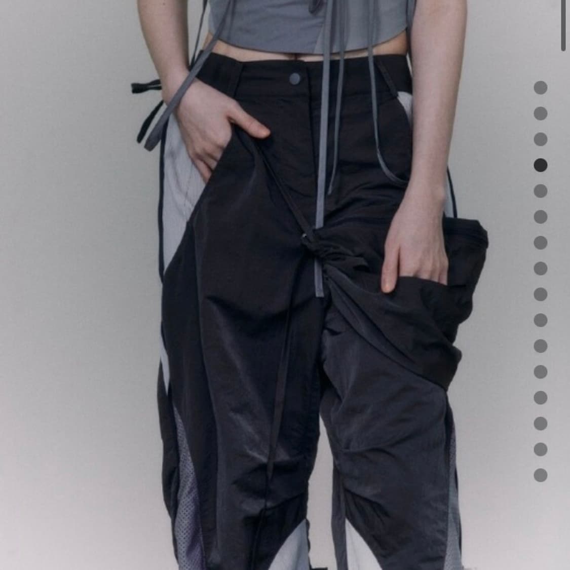 오호스 ojos 에이프런 나일론 팬츠 Apron Nylon Pants 상품이미지4