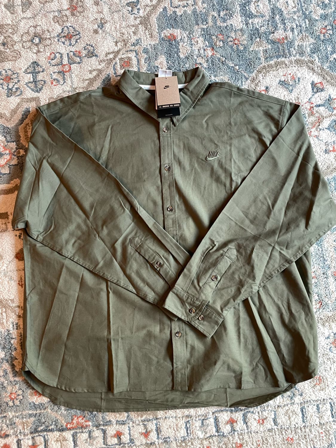 나이키 오버사이즈 긴팔 옥스퍼드 셔츠 (새제품.  XXL) 상품이미지1