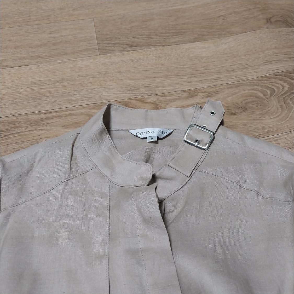 린넨100 프로 린넨 하프셔츠  상품이미지2