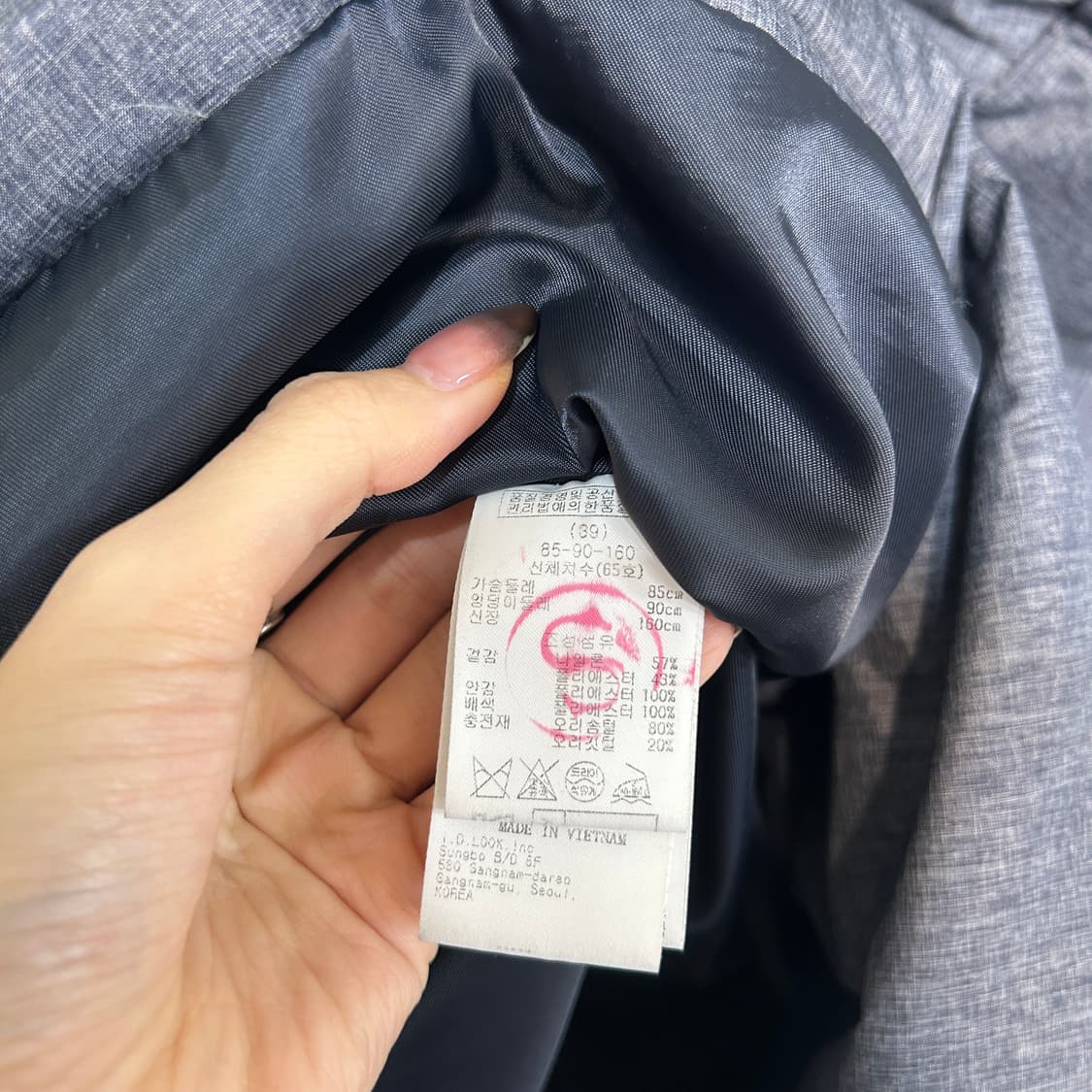 기비 오리털 패딩 55~66  상품이미지4