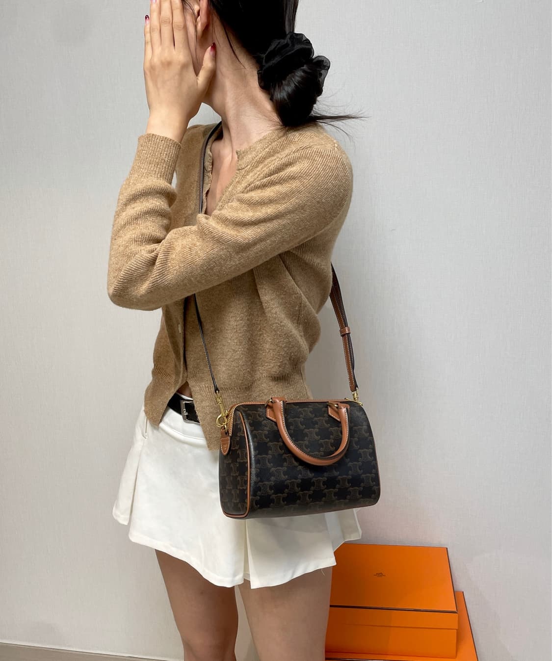 정품 셀린느 보스턴백 스몰  상품이미지9