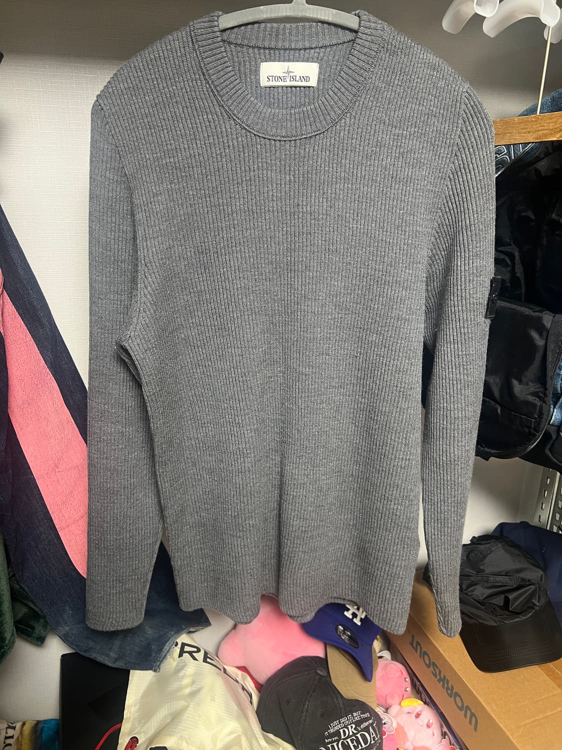 스톤아일랜드 골지 니트 xl 상품이미지1