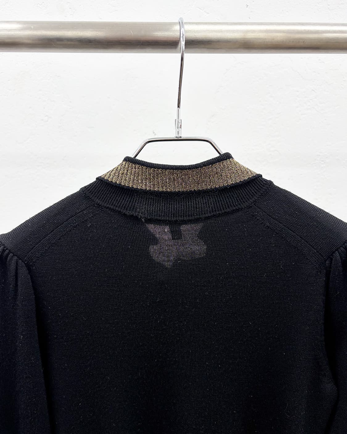 구찌 by 프리다 지아니니 2008F/W 메탈릭 칼라 니트 가디건 상품이미지5