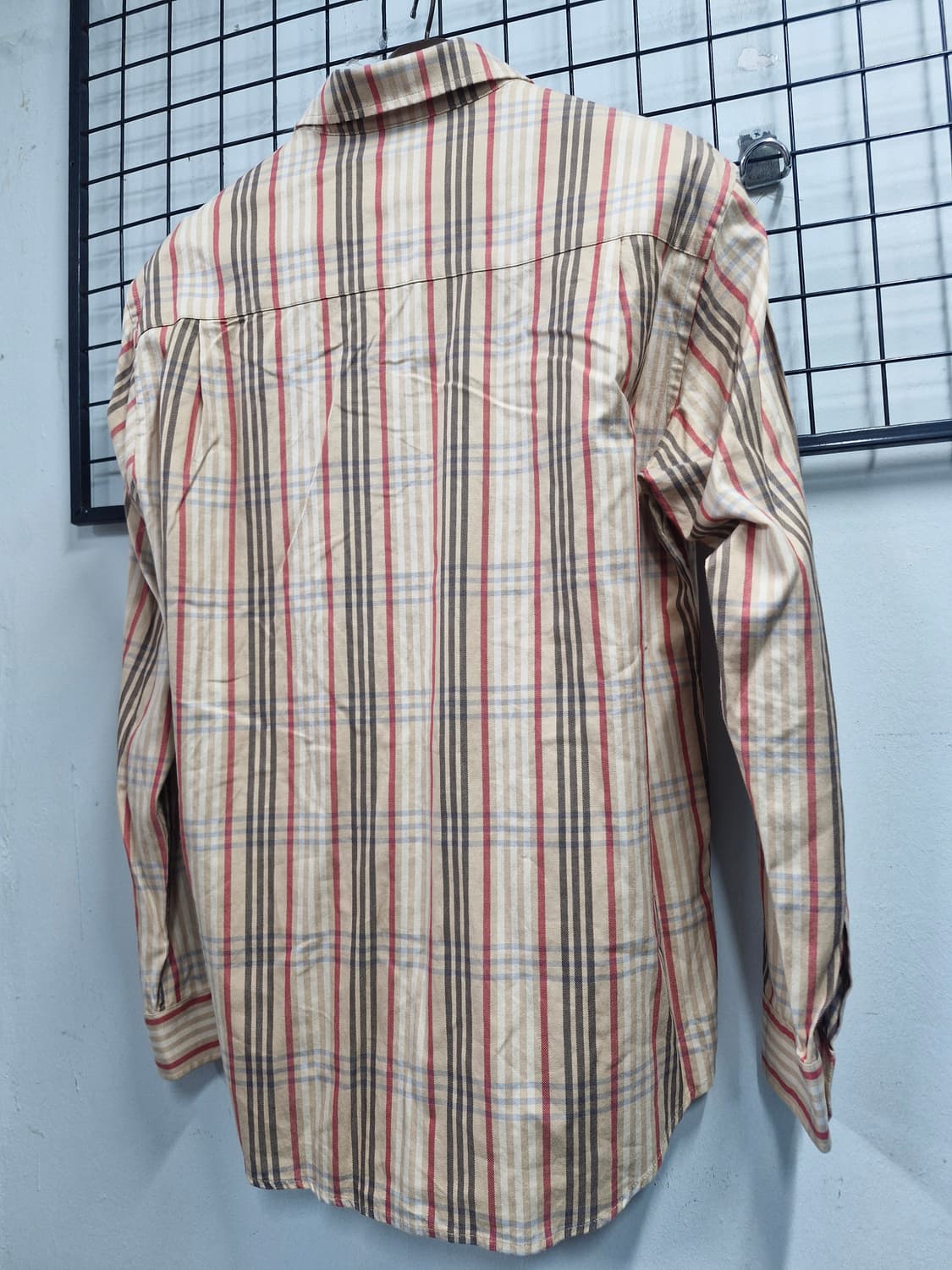 100L 닥스 체크 긴팔 셔츠. 상품이미지8