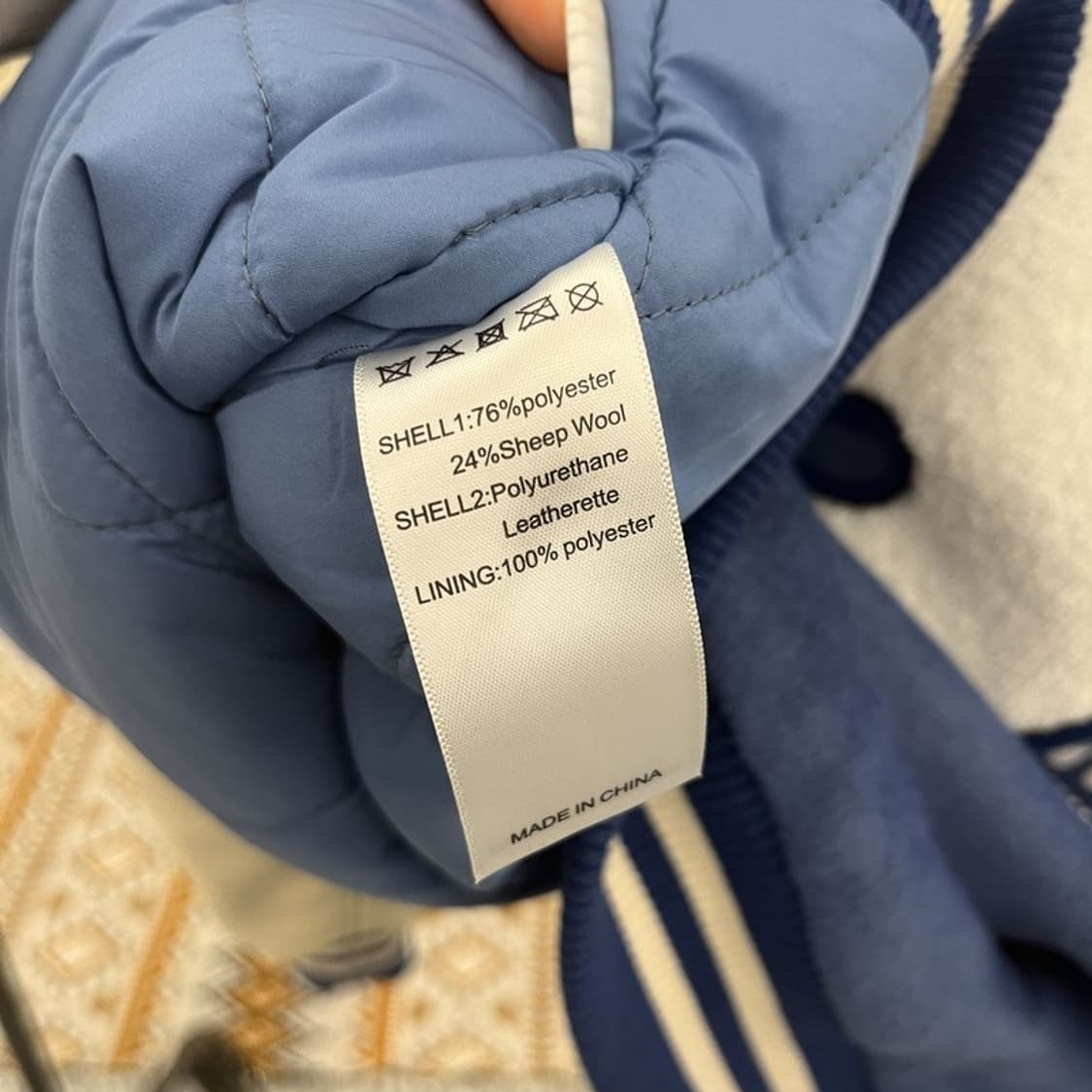 반디더핑크 X SM 엔터테이먼트 아티스트 바시티 자켓 XL C10953 상품이미지6