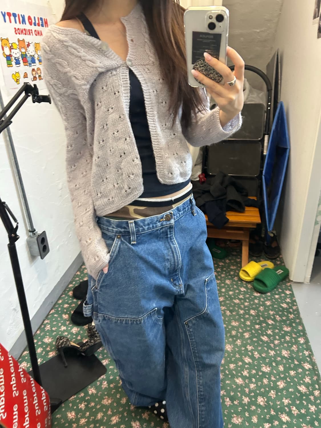 칼하트 더블니 청바지 상품이미지2