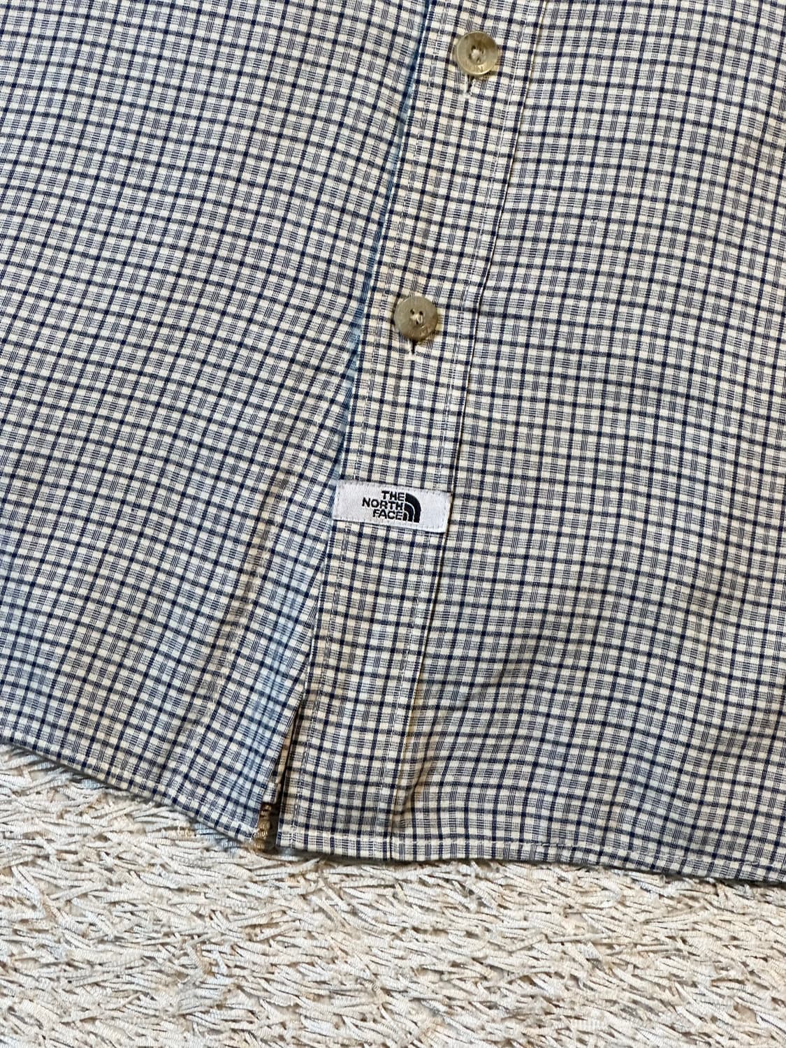 노스페이스 올드스쿨 원포켓 패치로고 체크셔츠 상품이미지3