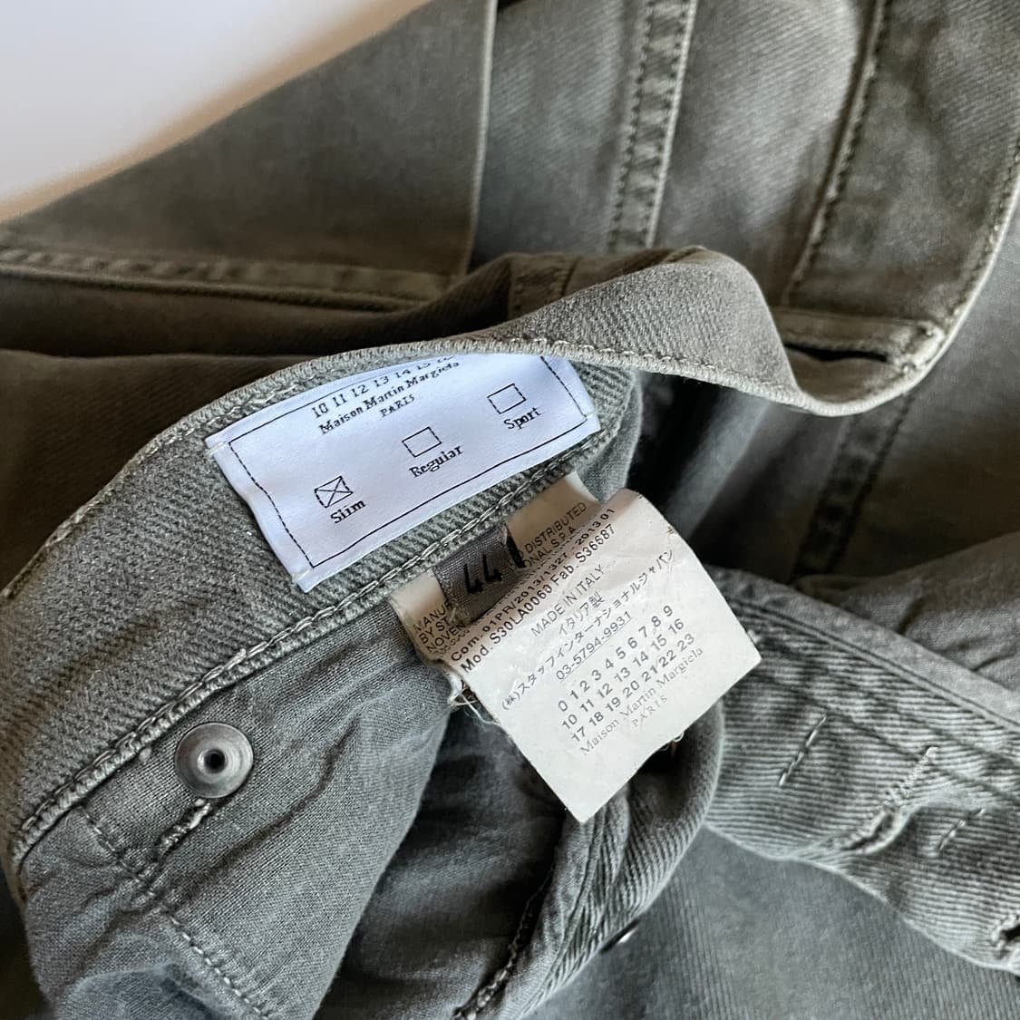 margiela 마르지엘라 슬림 스트레이트 진 28(M) 상품이미지2