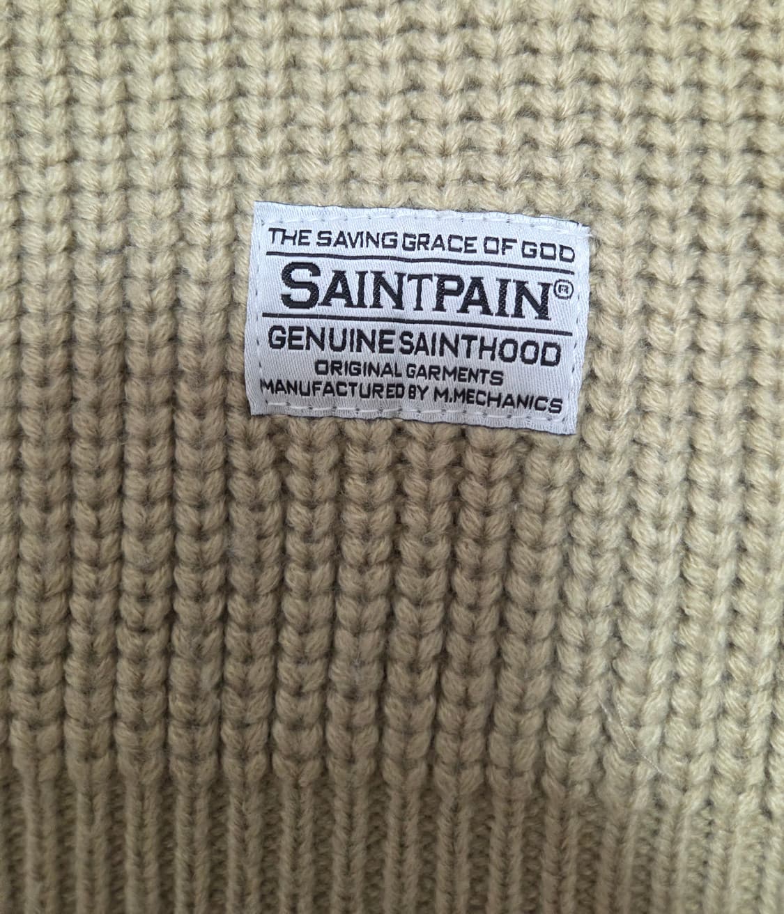 세인트페인 베이지 터틀넥 니트 상품이미지7