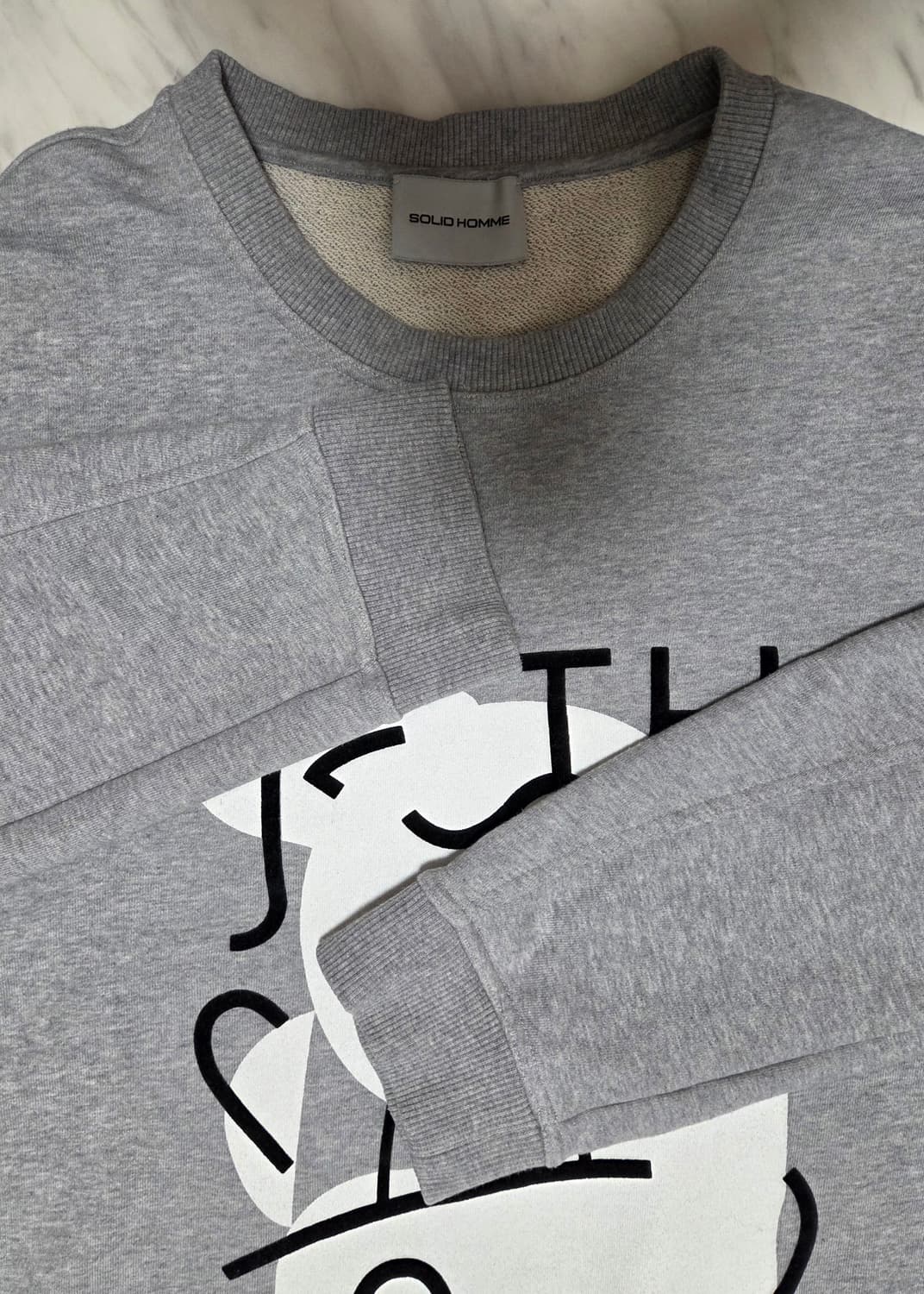 솔리드옴므 X 브라이스 와이머 맨투맨 상품이미지3