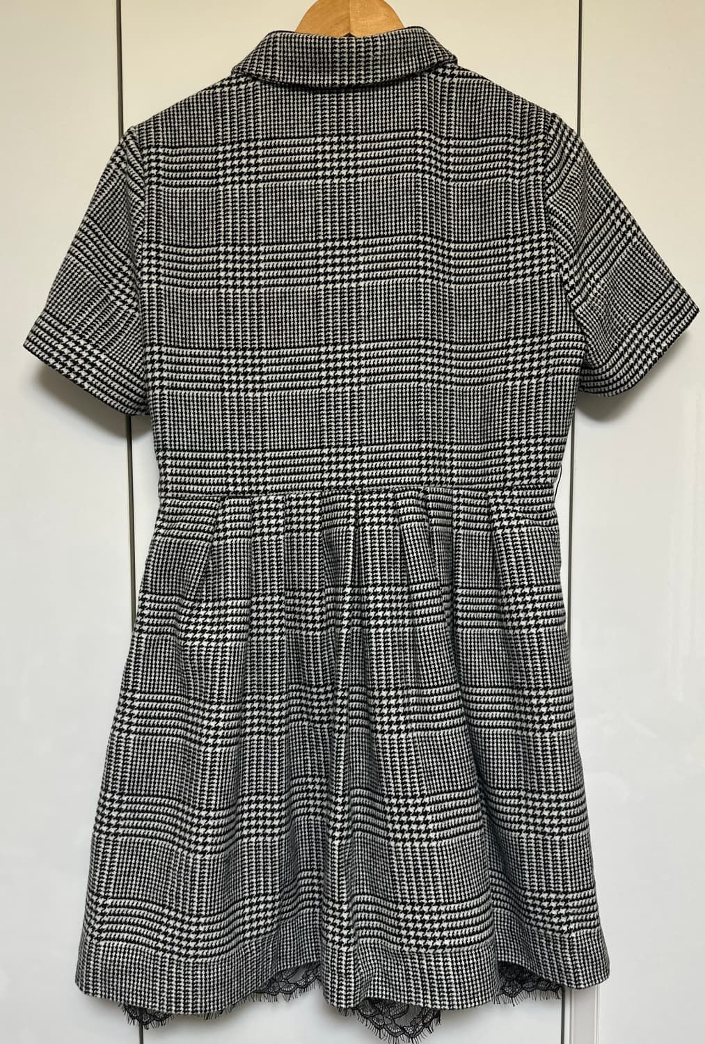 디올글렌체크 반팔 미니 울원피스 정품 상품이미지6