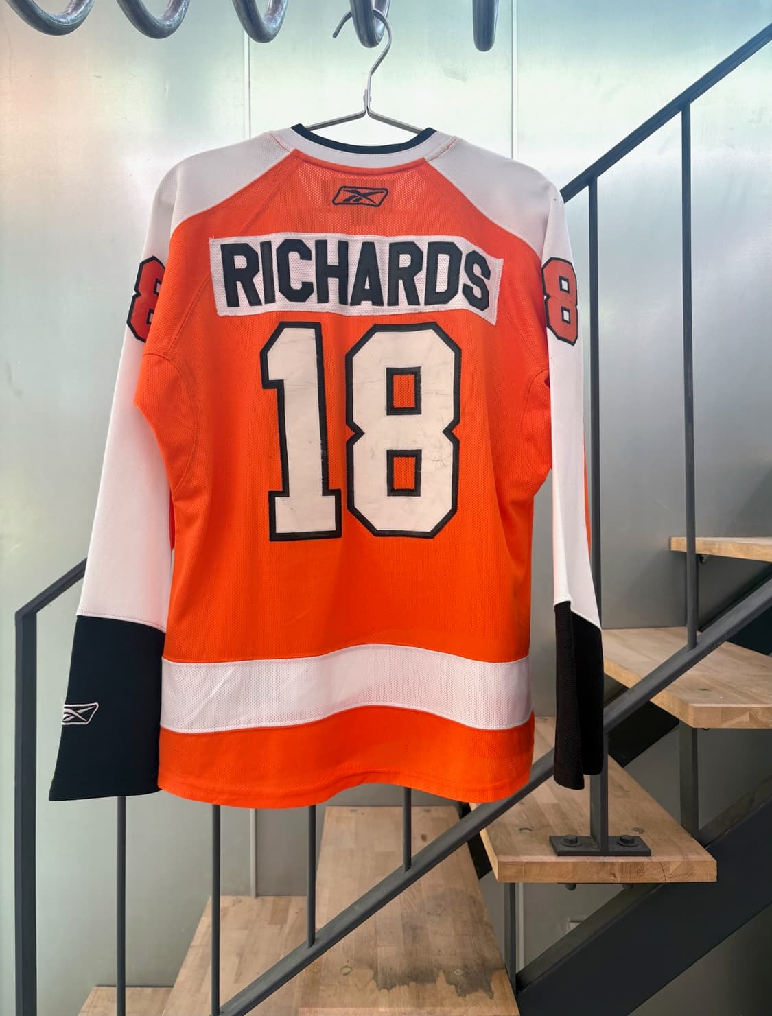 리복 필라델피아 플라이어스 오렌지 하키 저지 상품이미지2