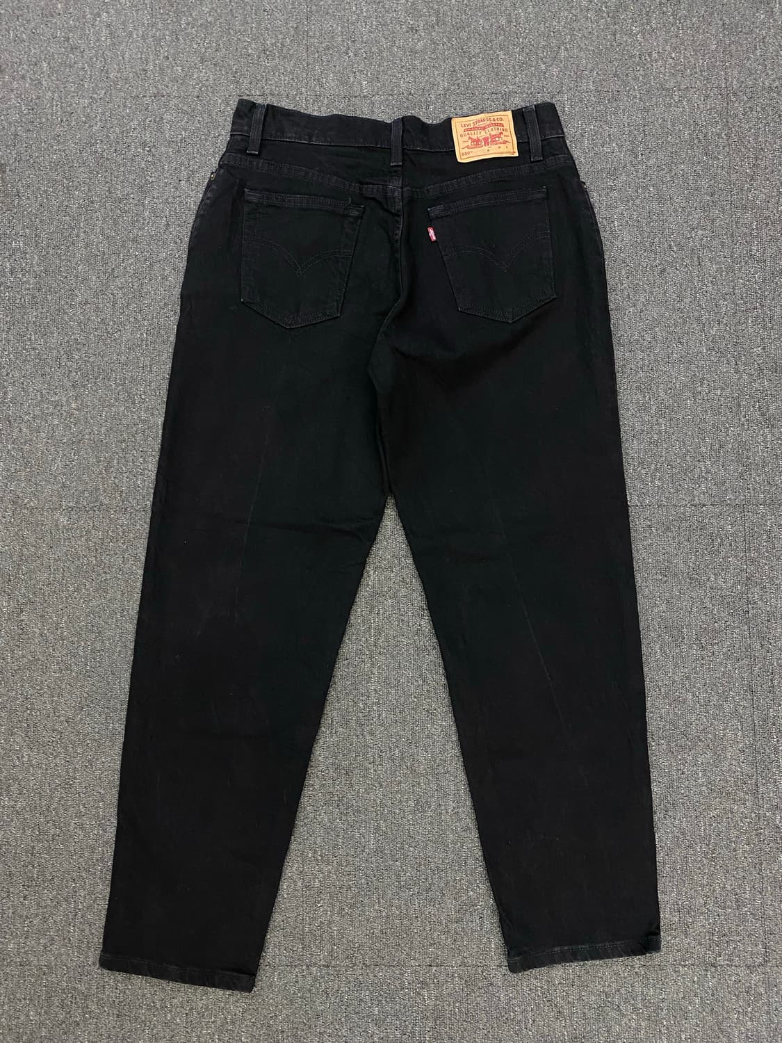 00s Levis 리바이스 550 흑청 데님팬츠 상품이미지5