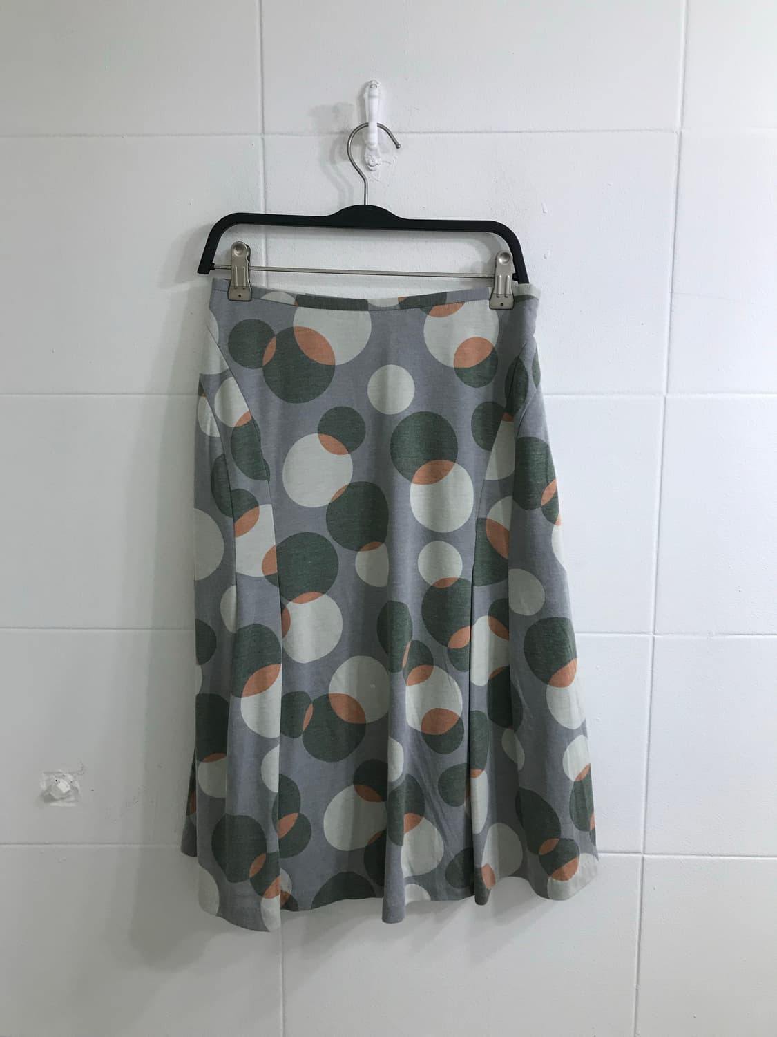 민트 그레이 하구미 모리걸 빅카라 코트 코디세트 상품이미지7