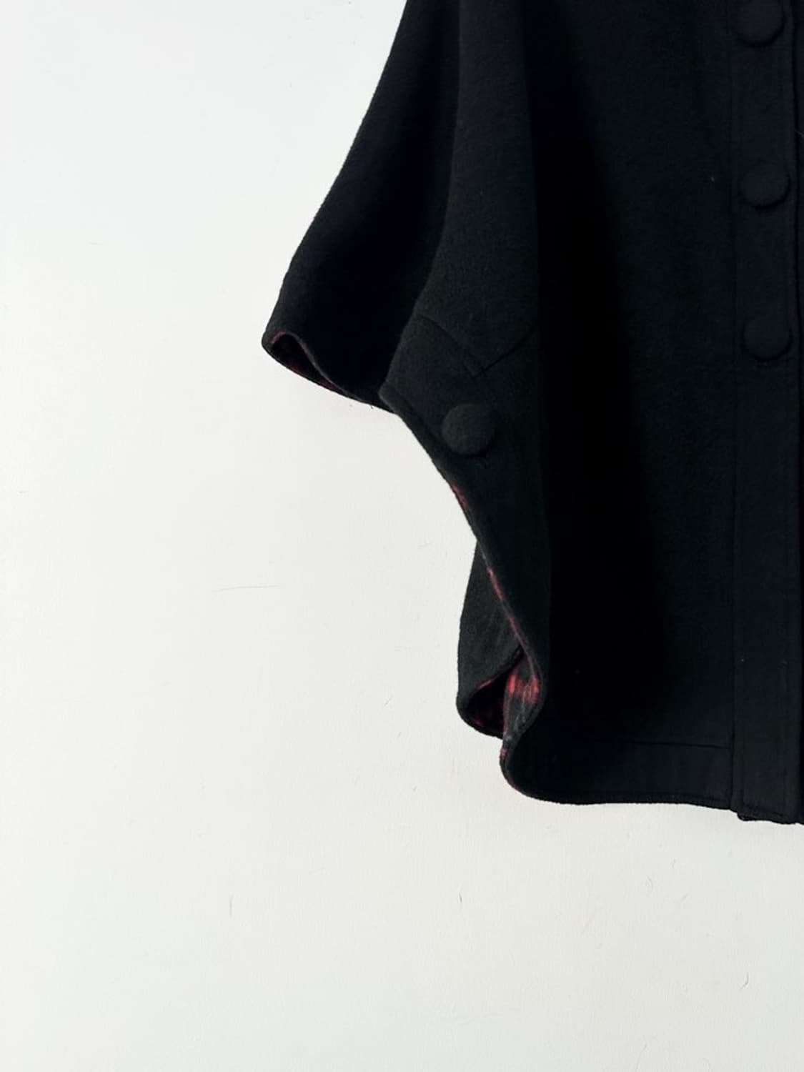 Wide 4 button poncho coat / 판초 코트 상품이미지4