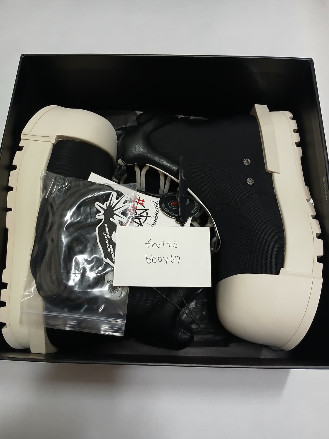 FVVO / R/F 락스타 THICK SOLED HIGH TOP BOOT 상품이미지8