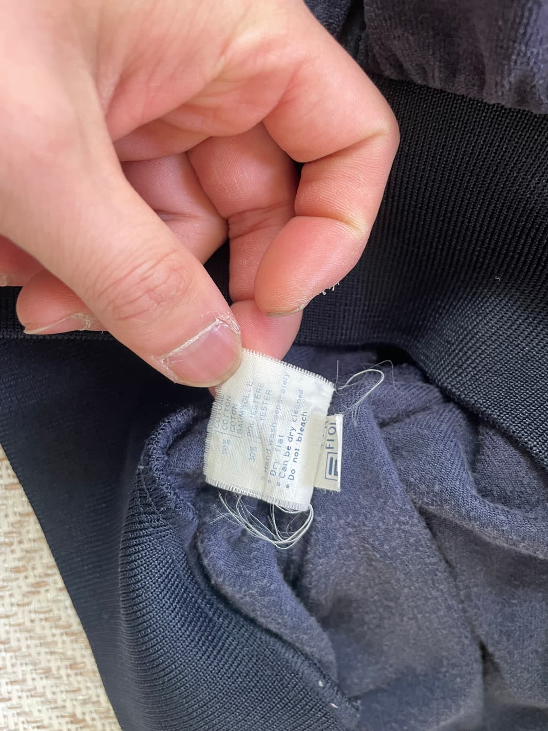 80s Fila 이태리 riri지퍼 2way 벨벳 트랙 자켓 J03988 상품이미지4