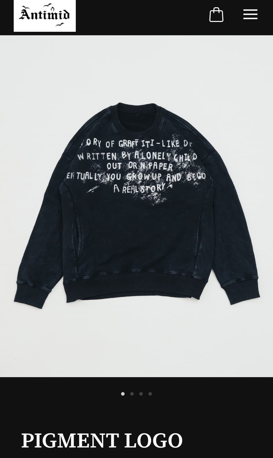 antimid PIGMENT LOGO SWEAT 상품이미지1