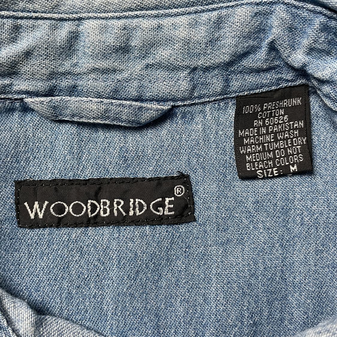 WOODBRIDGE 빈티지 코튼 데님 셔츠 A00631 상품이미지10