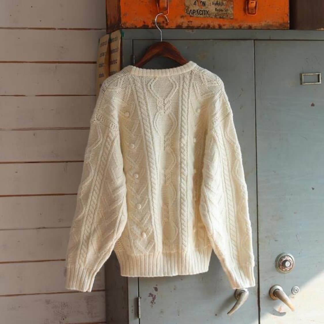 COUSINE 울 꽈배기 니트 (여성용 9AR) 상품이미지3