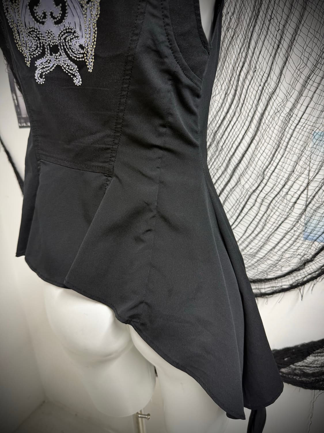 Egoist punk mood vest zipup 상품이미지3