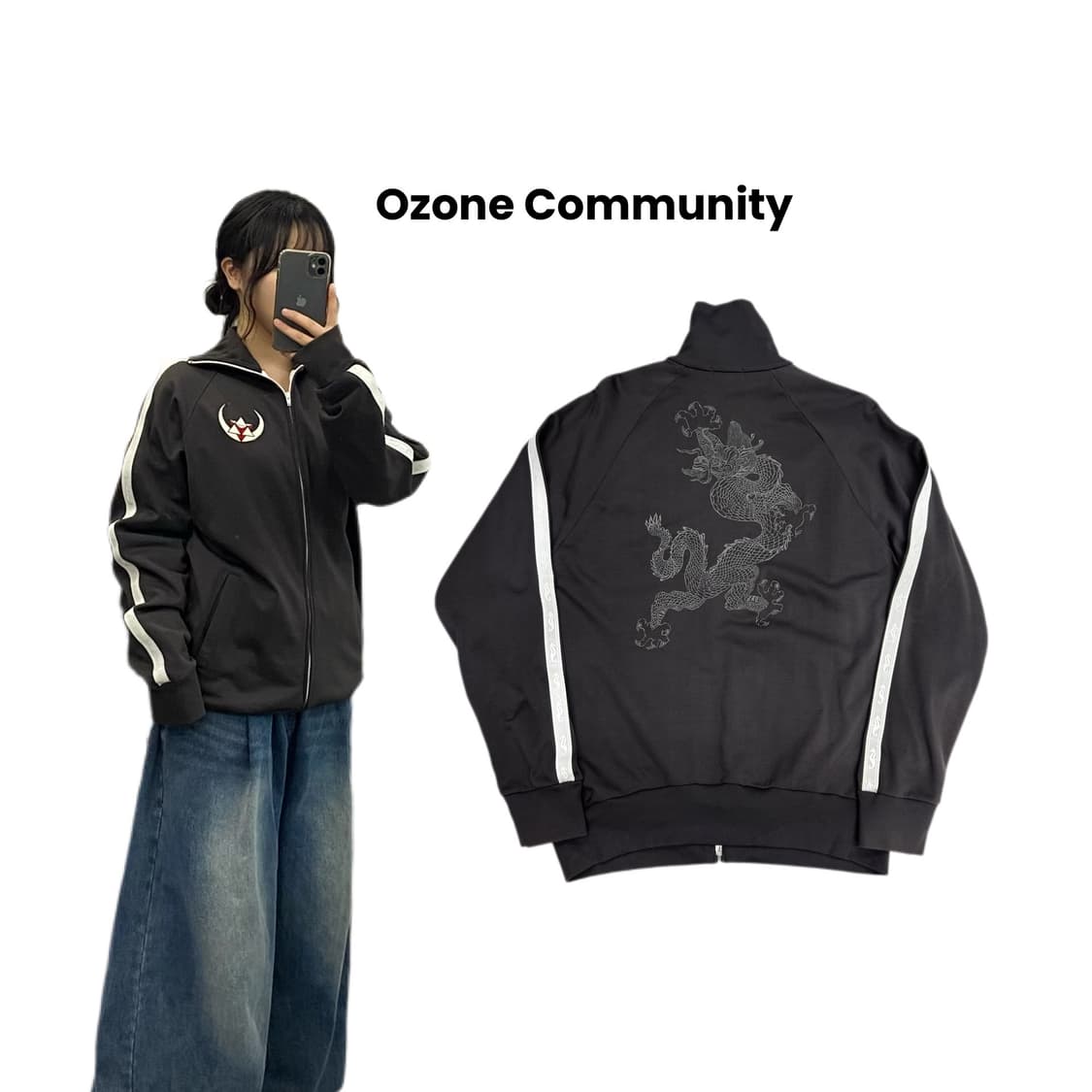 오존락스 90s 히스테릭글래머 용자수 하이넥 져지  상품이미지1