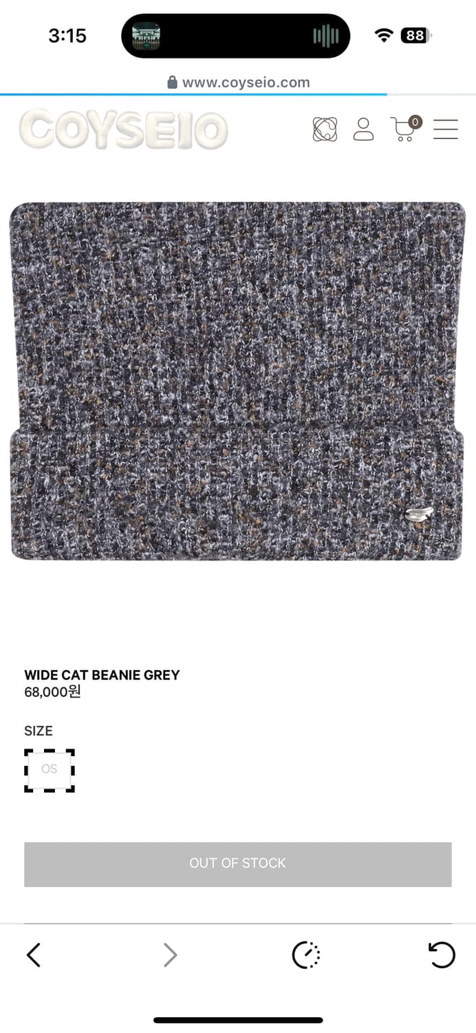 코이세이오 캣 비니 상품이미지1