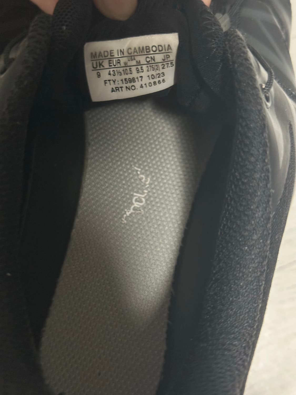 살로몬 xt-6블랙 275 상품이미지5